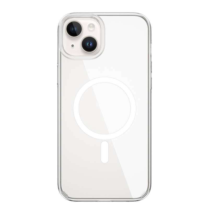 Apple iPhone 15 Kılıf Wiwu BC-022 Magsafe Şarj Özellikli Şeffaf Transparan Kapak - 5