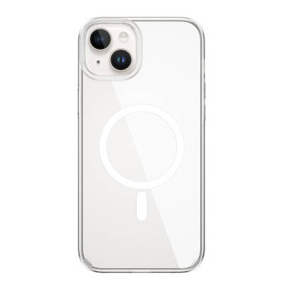 Apple iPhone 15 Kılıf Wiwu FYY-014 Magsafe Şarj Özellikli Şeffaf Kapak - 3