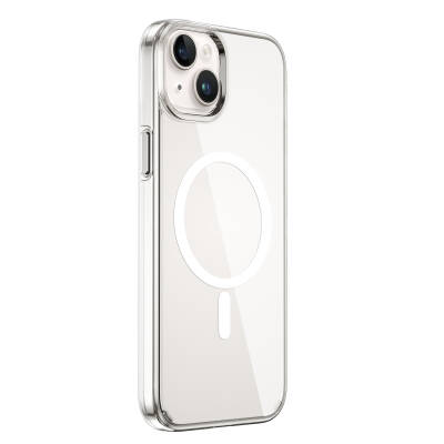 Apple iPhone 15 Kılıf Wiwu FYY-014 Magsafe Şarj Özellikli Şeffaf Kapak - 1