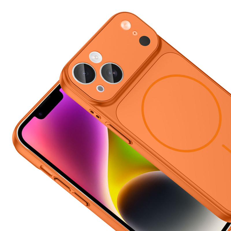 Apple iPhone 15 Kılıf Zore M-Safe Şarj Özellikli Kamera Korumalı Formen Kapak - 19