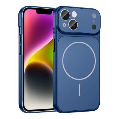 Apple iPhone 15 Kılıf Zore M-Safe Şarj Özellikli Kamera Korumalı Formen Kapak - 2