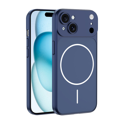 Apple iPhone 15 Kılıf Zore M-Safe Şarj Özellikli Kamera Korumalı Spark Kapak - 3