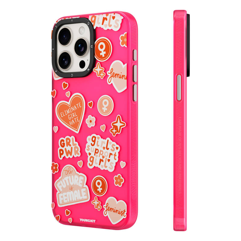 Apple iPhone 15 Plus Case Bethany Green Designed Youngkit Sweet Language Cover - 5