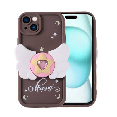 Apple iPhone 15 Plus Case Camera Protected Figure Designed Zore Cover - 9