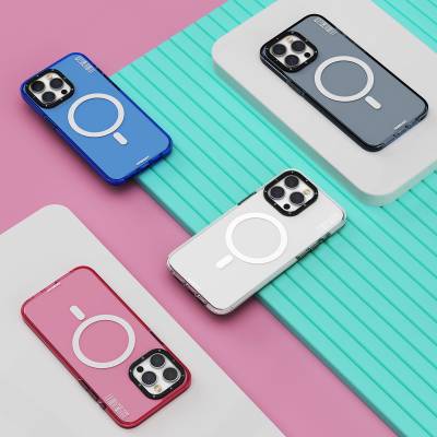 Apple iPhone 15 Plus Case Magsafe Charge Feature YoungKit Crystal Color Series Cover - 3