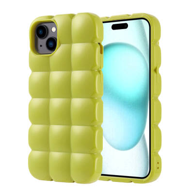 Apple iPhone 15 Plus Case Shiny Flexible Silicone Zore Dom Dom Cover - 1