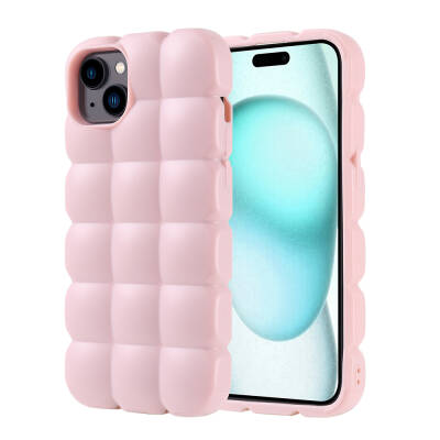 Apple iPhone 15 Plus Case Shiny Flexible Silicone Zore Dom Dom Cover - 5