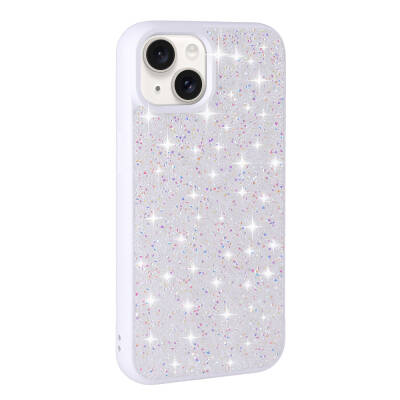 Apple iPhone 15 Plus Case Shiny Stone Design Zore Diamond Cover - 9