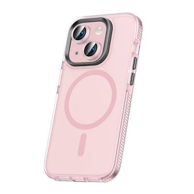 Apple iPhone 15 Plus Case with Airbag and Lens Protector Magsafe Wireless Charging Feature Zore Klaptika Cover - 7