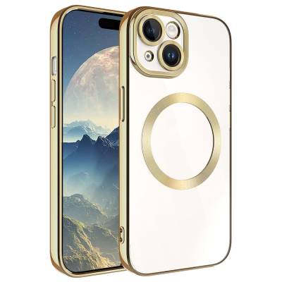 Apple iPhone 15 Plus Case Zore Setro Silicone with Magsafe Wireless Charging Feature - 4