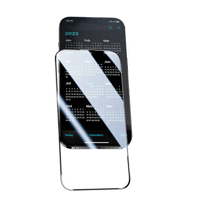 Apple iPhone 15 Plus Hidrofobik Ve Oleofobik Özellikli Benks Privacy Air Shield Ekran Koruyucu 10'lu Paket - 5