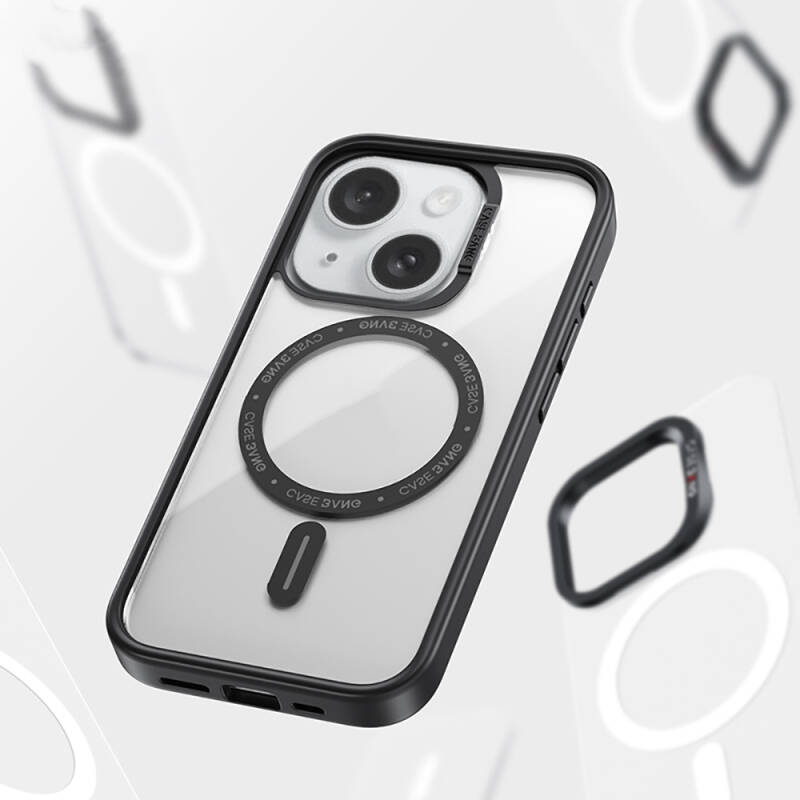 Apple iPhone 15 Plus Kılıf Magsafe Şarj Özellikli Casebang Body Frame Kapak - 2