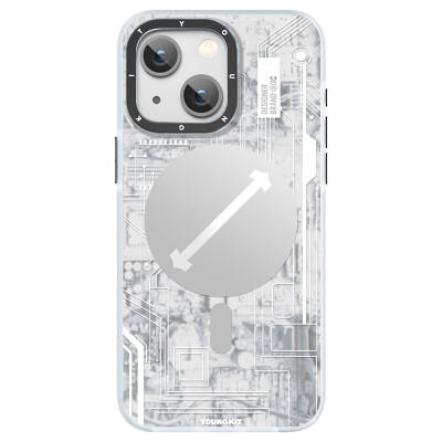 Apple iPhone 15 Plus Kılıf Magsafe Şarj Özellikli YoungKit Technology Serisi Kapak - 12
