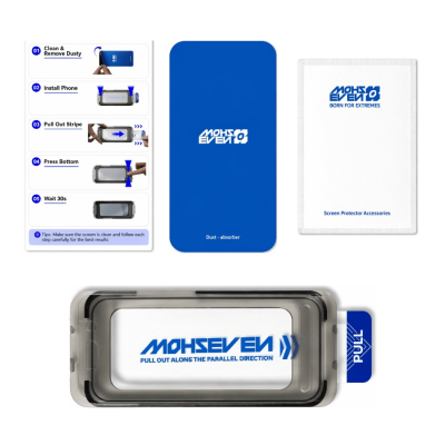 Apple iPhone 15 Plus Mohseven M6 Privacy Temperli Cam Ekran Koruyucu + Kolay Uygulama Aparatı - 4