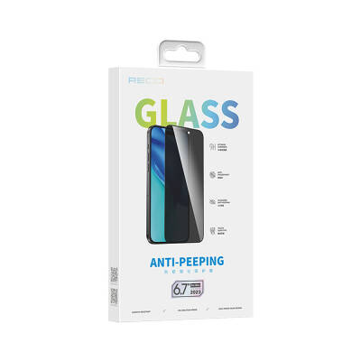 Apple iPhone 15 Plus Recci RSP-A18AP Privacy Tempered Glass Screen Protector - 7