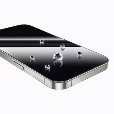 Apple iPhone 15 Plus Wiwu GT-008 Polimer Oleofobik Kaplama Şeffaf Pürüzsüz Temperli Cam Ekran Koruyucu 10'lu Paket - 3