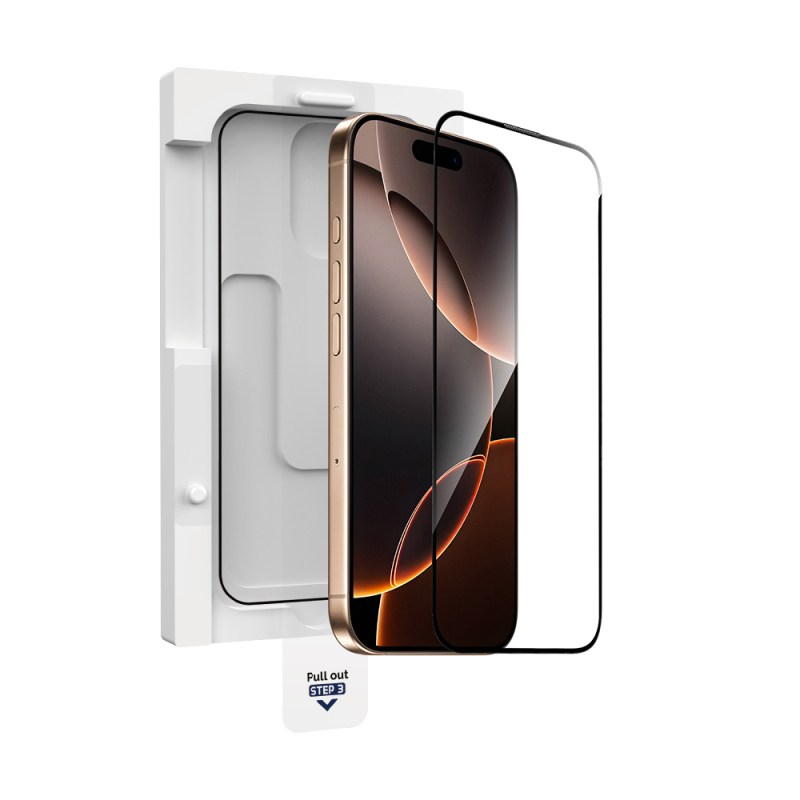 Apple iPhone 15 Plus Wiwu GT-020 Titan Guard Series Shock Absorbing Hybrid Polymer HD Transparent Screen Protector Film + Easy Application Tool - 1