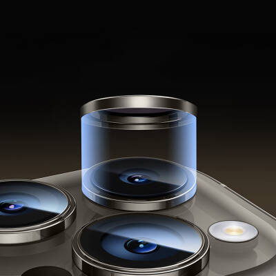 Apple iPhone 15 Plus Wiwu LG-004 PVD Lens Guard Metal Kamera Lens Koruyucu - 4