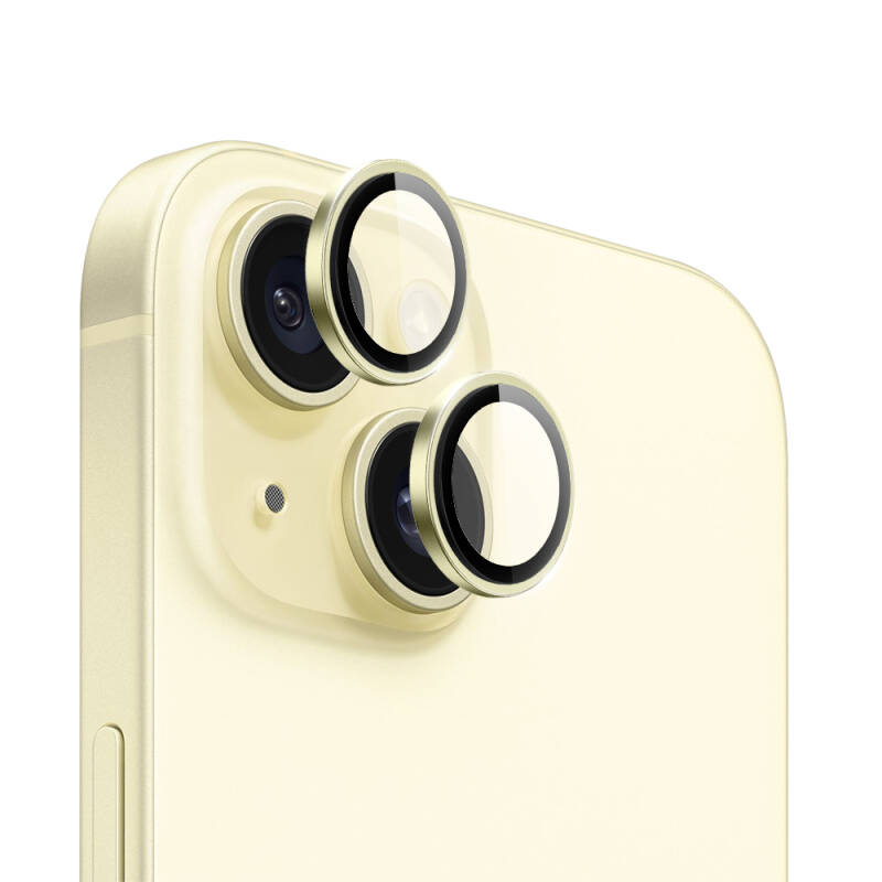 Apple iPhone 15 Plus Wiwu LG-004 PVD Lens Guard Metal Kamera Lens Koruyucu - 9