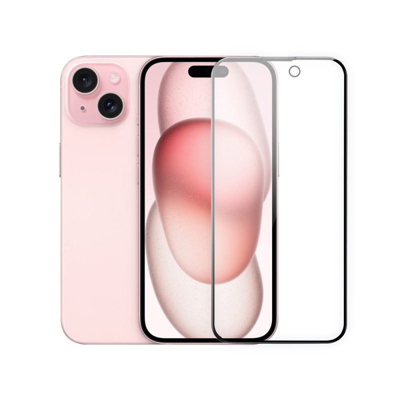 Apple iPhone 15 Plus Wiwu Wi-IP001 Kılıf Ekran Koruyucu Kamera Lensi 3in1 Koruma Seti - 4