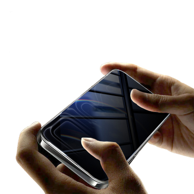 Apple iPhone 15 Plus Zore 2.5D Oliv Privacy Temperli Cam Ekran Koruyucu + Kolay Uygulama Aparatı - 4