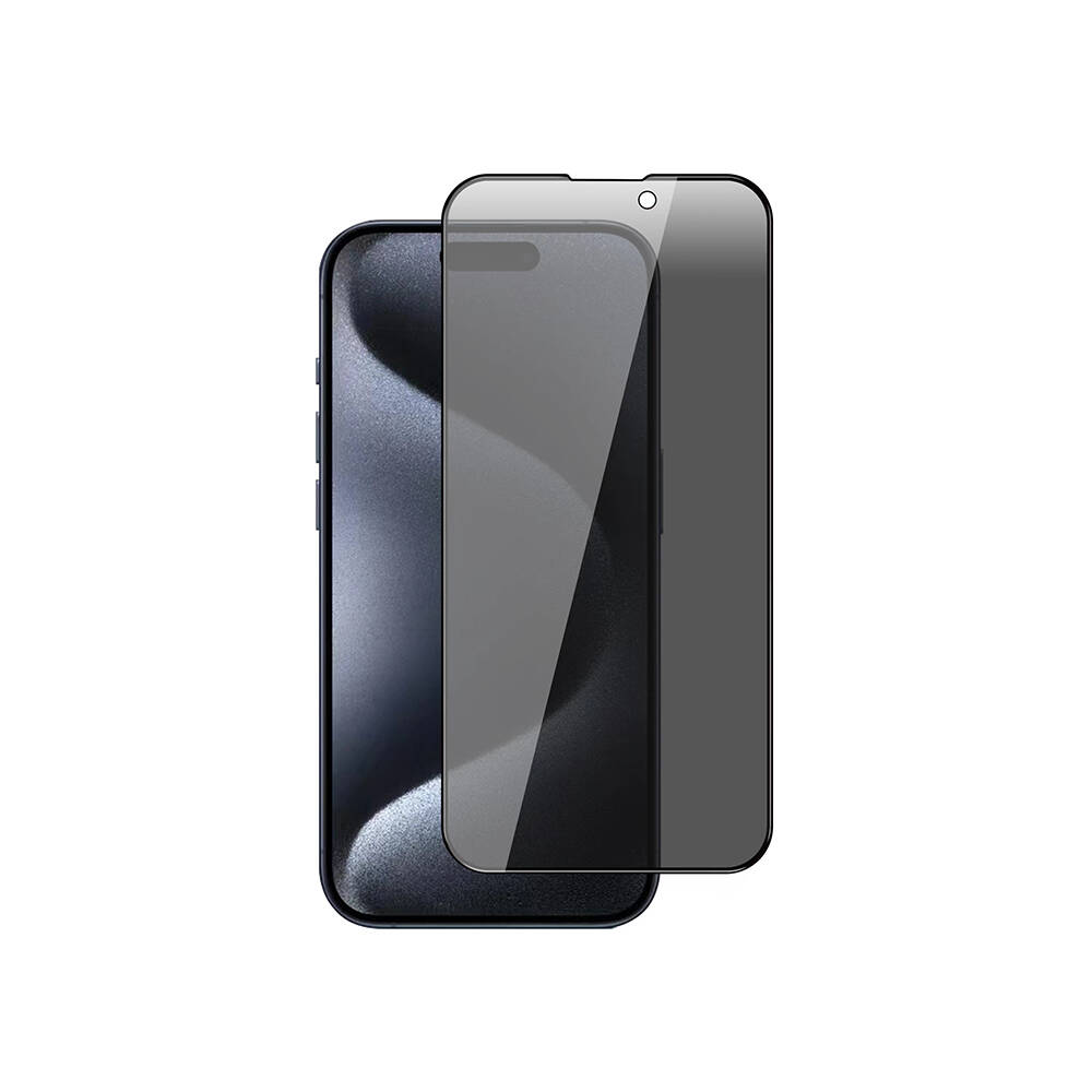 Apple iPhone 15 Plus Zore New 5D Privacy Temperli Ekran Koruyucu - 2