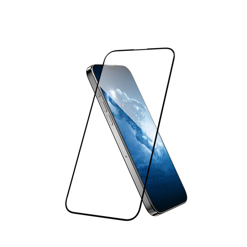 Apple iPhone 15 Premium Temperli Ultra HD Lisanslı Switcheasy Glass 9H Cam Ekran Koruyucu - 1