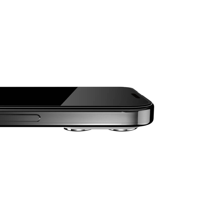 Apple iPhone 15 Premium Temperli Ultra HD Lisanslı Switcheasy Glass 9H Cam Ekran Koruyucu - 6