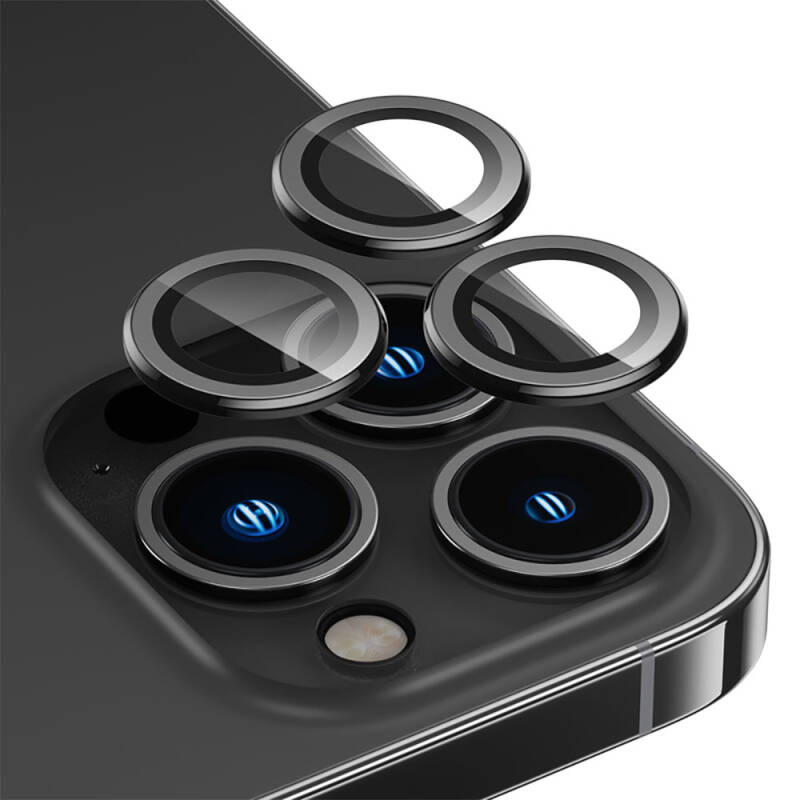 Apple iPhone 15 Pro Benks DR Safir Kamera Lens Koruyucu - 11