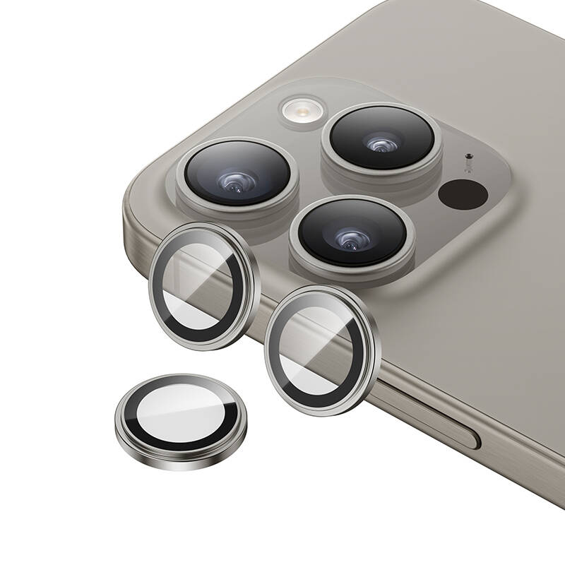 Apple iPhone 15 Pro ​Benks King Kong Corning Kamera Lens Koruyucu - 7