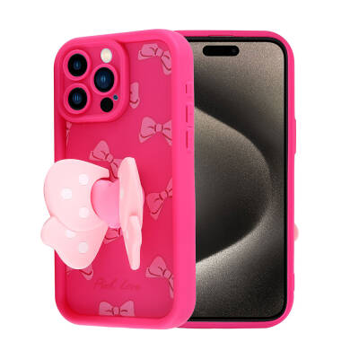 Apple iPhone 15 Pro Case Camera Protected Figure Designed Zore Cover - 4