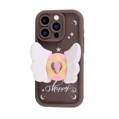 Apple iPhone 15 Pro Case Camera Protected Figure Designed Zore Cover - 5