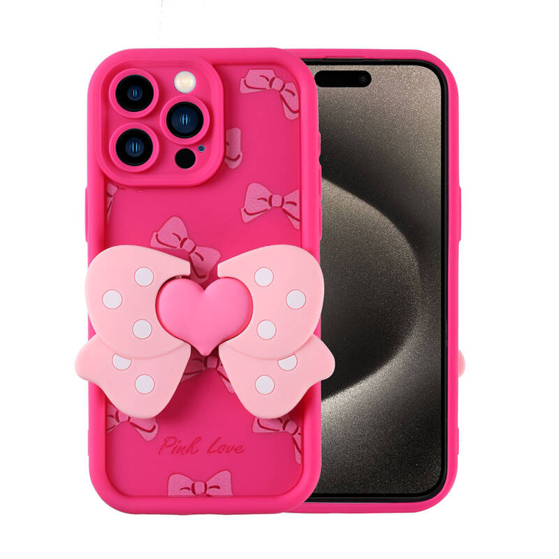 Apple iPhone 15 Pro Case Camera Protected Figure Designed Zore Cover - 10