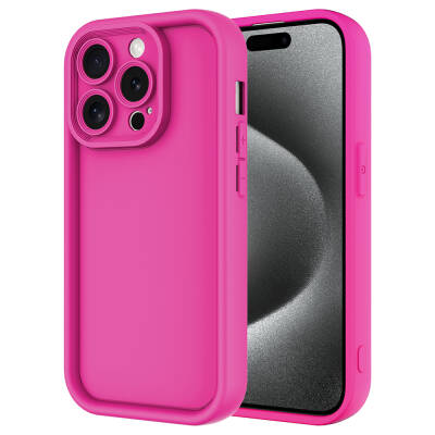 Apple iPhone 15 Pro Case Camera Protected Zore Ananas Cover - 3