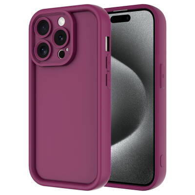 Apple iPhone 15 Pro Case Camera Protected Zore Ananas Cover - 5