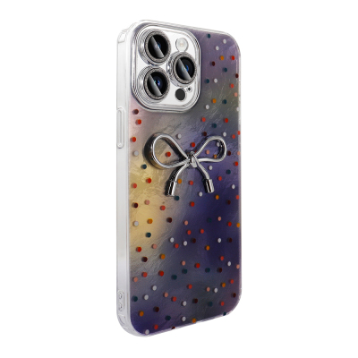 Apple iPhone 15 Pro Case Camera Protection Figured Zore Ponti Silicone Cover - 8