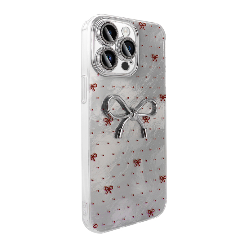 Apple iPhone 15 Pro Case Camera Protection Figured Zore Ponti Silicone Cover - 10