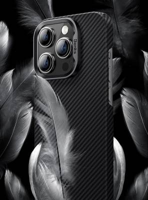 Apple iPhone 15 Pro Case Carbon Fiber Benks Essential ArmorAir 600D Kevlar Cover with Magsafe - 9