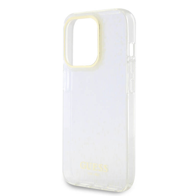 Apple iPhone 15 Pro Case Guess Original Licensed Text Logo Mirror Disco Cover - 21