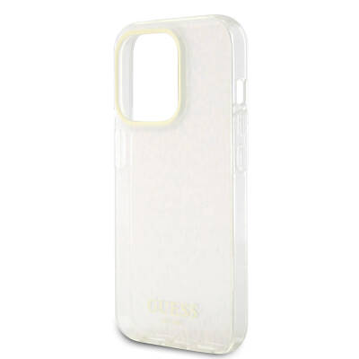 Apple iPhone 15 Pro Case Guess Original Licensed Text Logo Mirror Disco Cover - 28