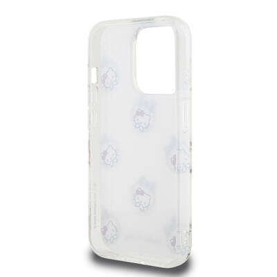 Apple iPhone 15 Pro Case Hello Kitty Original Licensed Electroplating Coating Bubble Printed Cover - 7