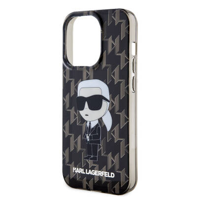 Apple iPhone 15 Pro Case Karl Lagerfeld IML Iconic Monogram Original Licensed Cover - 5