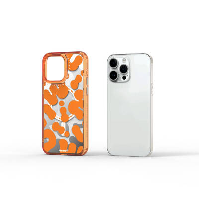 Apple iPhone 15 Pro Case Magsafe Charging Feature Paint Pattern Wiwu Fluorescent G Series Cover - 9