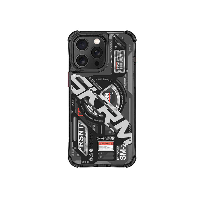 Apple iPhone 15 Pro Case Magsafe Charging Featured Layered Machine Themed SkinArma Ekho Cover - 2