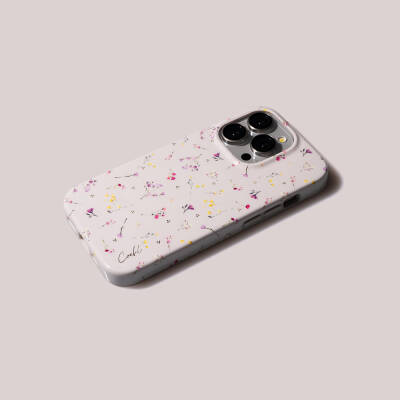 Apple iPhone 15 Pro Case Mini Meadow Flowers Patterned Coehl Prairie Cover - 9