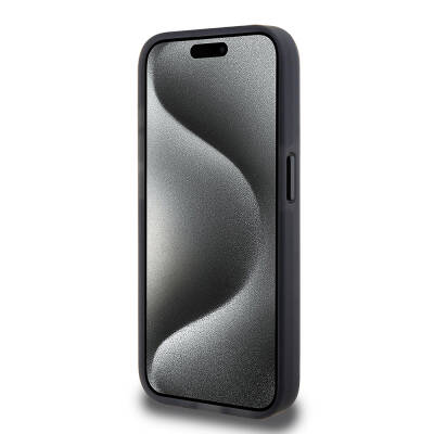 Apple iPhone 15 Pro Case TUMI Original Licensed Frosted Transparent Mesh Camouflage Patterned Cover with Magsafe Charging Feature - 4