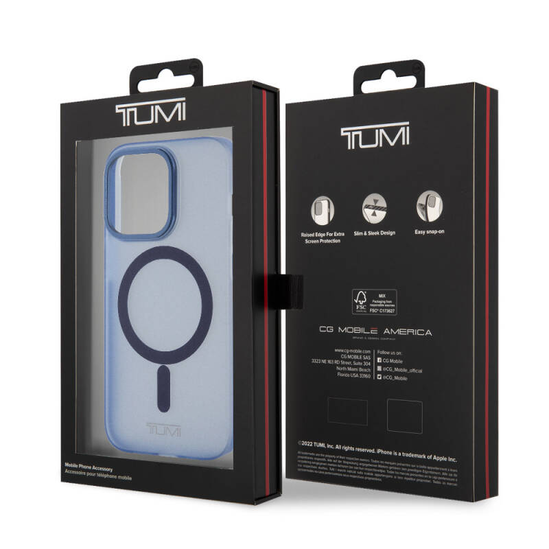 Apple iPhone 15 Pro Case TUMI Original Licensed Magsafe Charging Feature Frosted Matte Cover - 8