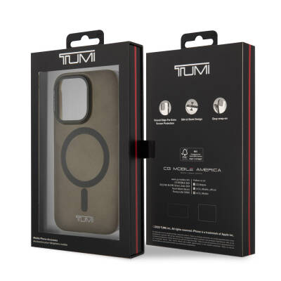 Apple iPhone 15 Pro Case TUMI Original Licensed Magsafe Charging Feature Frosted Matte Cover - 25