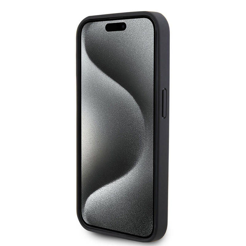 Apple iPhone 15 Pro Case U.S. Polo Assn. Original Licensed Leather Stripe Logo Design Cover - 5