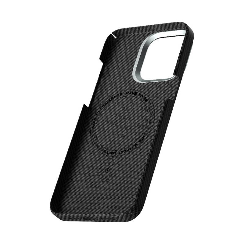 Apple iPhone 15 Pro Case Wiwu HHX-016 Carbon Fiber 600D Mars Kevlar Cover - 5